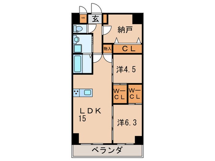 間取り図 ＧＲＯＯＶＥ上甲子園レジデンス