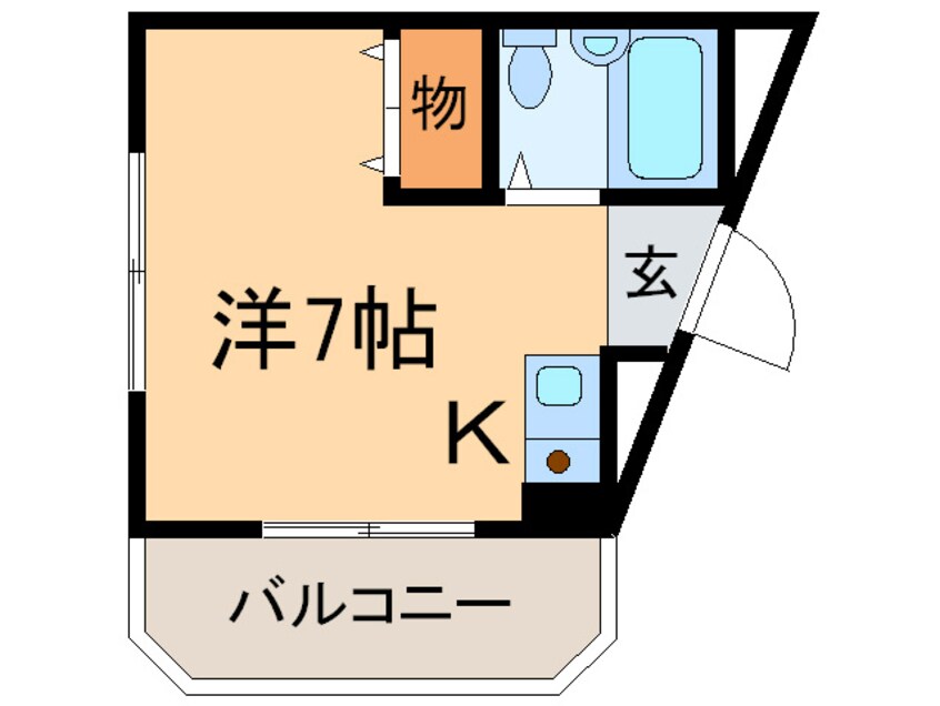 間取図 サンマリン名谷