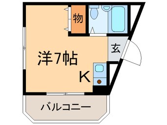 間取図 サンマリン名谷