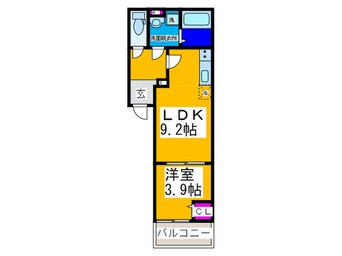 間取図 Ｓハウス北野田