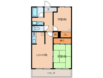 間取図 グリーンサム弐番館