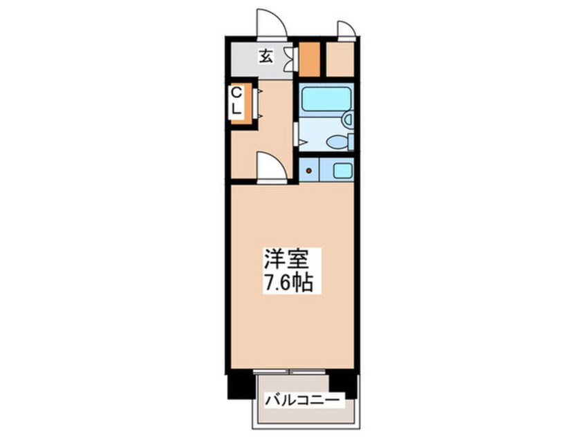 間取図 F難波南