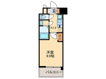 間取図 アスヴェル京都七条通(702)