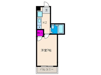 間取図 シャトレ－ツカサ