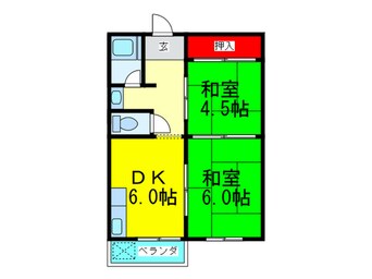 間取図 ニッサンハイツ