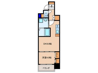 間取図 セオリー天神橋ｱﾍﾞﾆｰﾙ(906)