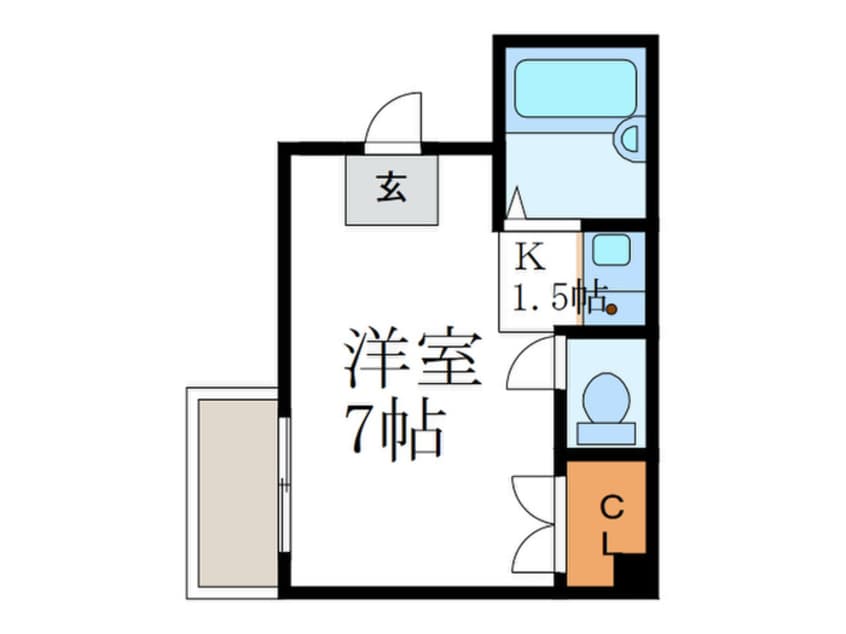 間取図 ミストラル浄土寺