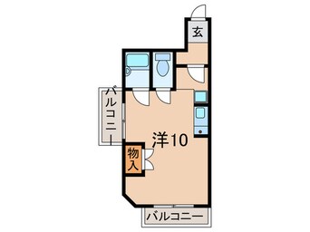 間取図 ﾄﾞﾐｰﾙ稲野