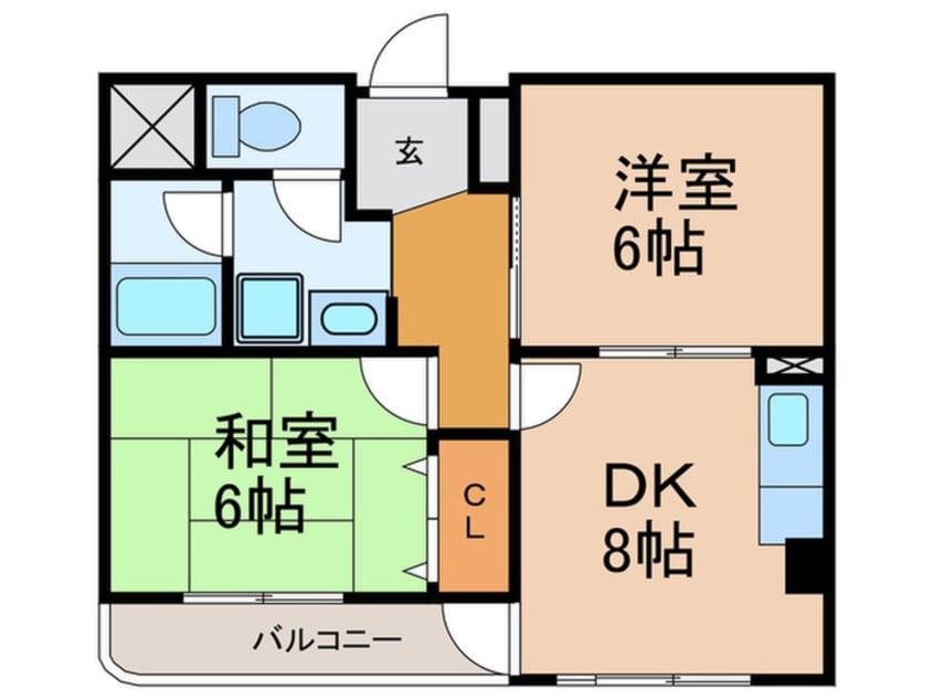 間取図 ハ－モニ－ヒルズ