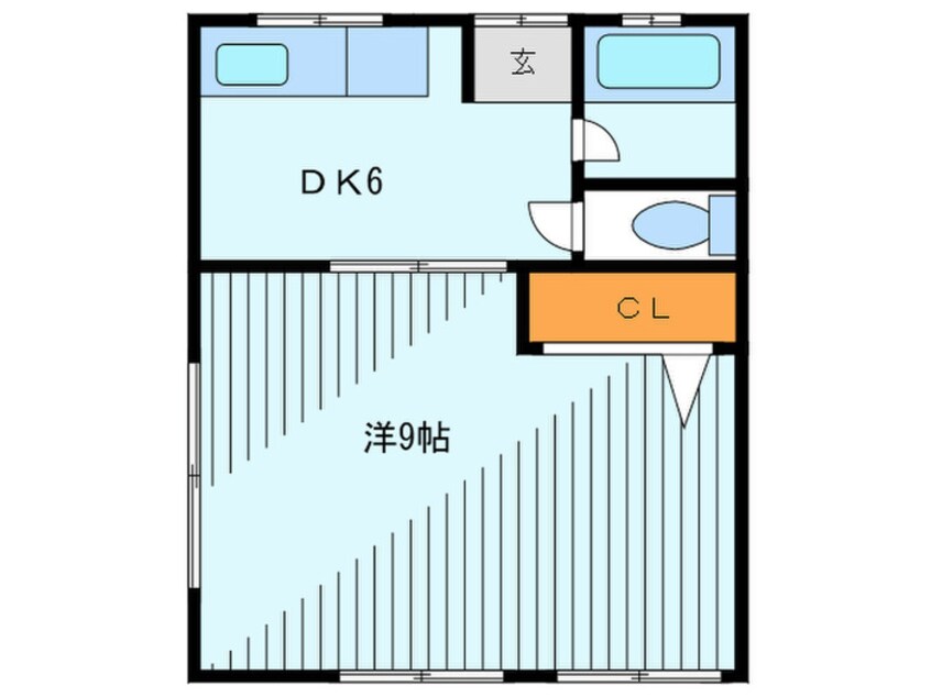 間取図 サンライフ麻田Ａ