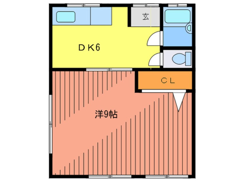 間取図 サンライフ麻田Ａ