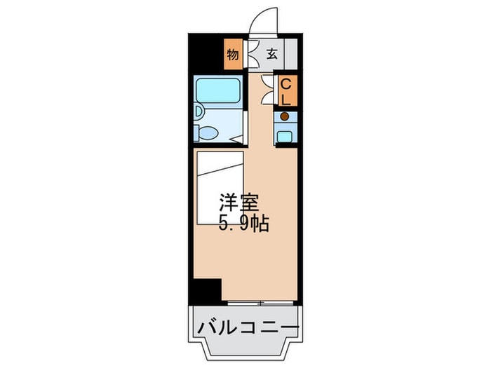 間取り図 朝日ﾌﾟﾗｻﾞ梅田北ﾃﾞﾗ･ﾘﾌﾞｼﾞｪ(706)