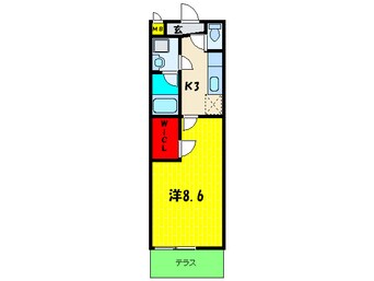 間取図 セレ－ナ住之江Ⅱ番館