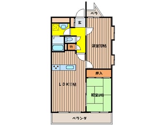 間取図 コムズスクエア赤川