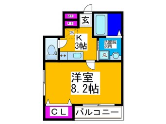 間取図 ﾌｼﾞﾊﾟﾚｽ百舌鳥赤畑町Ⅱ番館