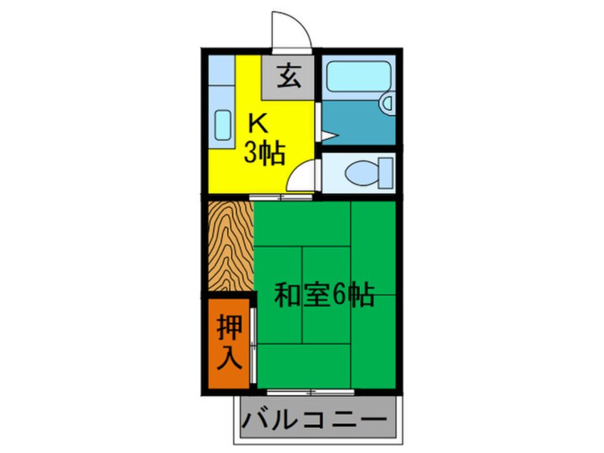 間取図 ヴィラプレフェールⅠ