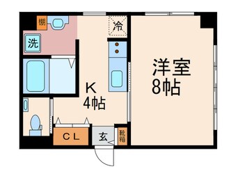 間取図 第８パ－ルハイツ安井