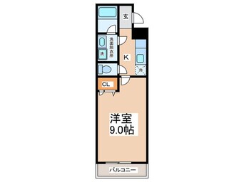 間取図 レボントゥリはせでⅡ番館