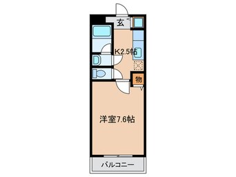 間取図 レボントゥリはせでⅡ番館