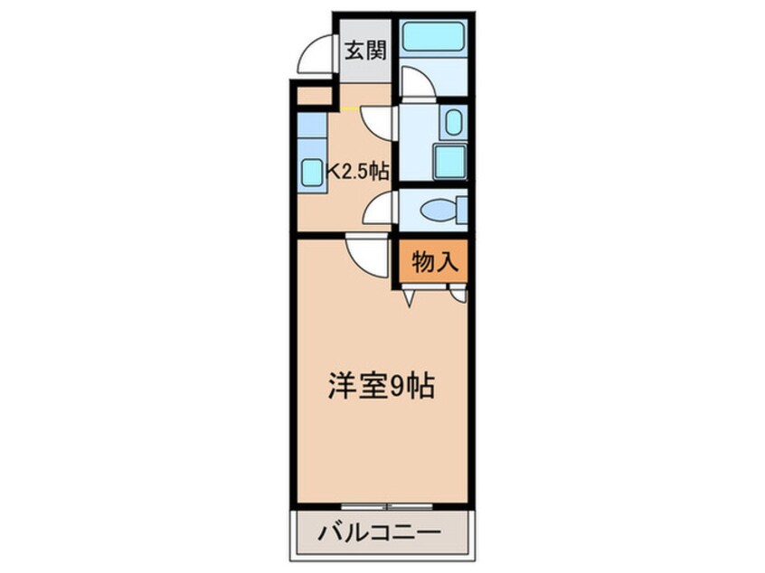 間取図 レボントゥリはせでⅡ番館