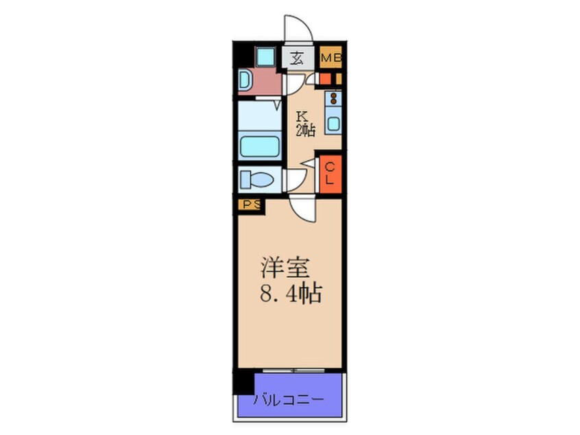 間取図 ビバ－チェ鷺洲