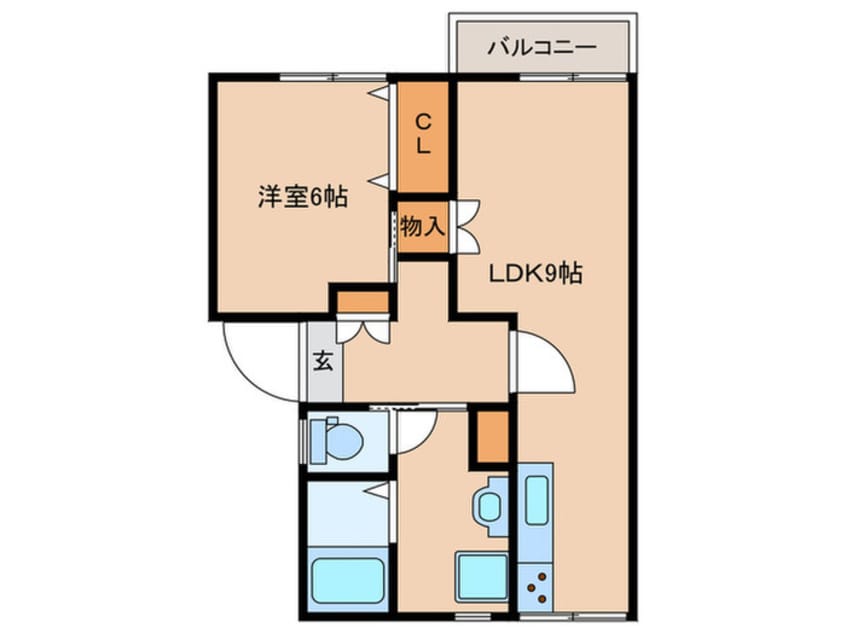 間取図 フォ－ブルＭⅡ