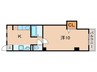 アンシャンテ武庫之荘 1Kの間取り