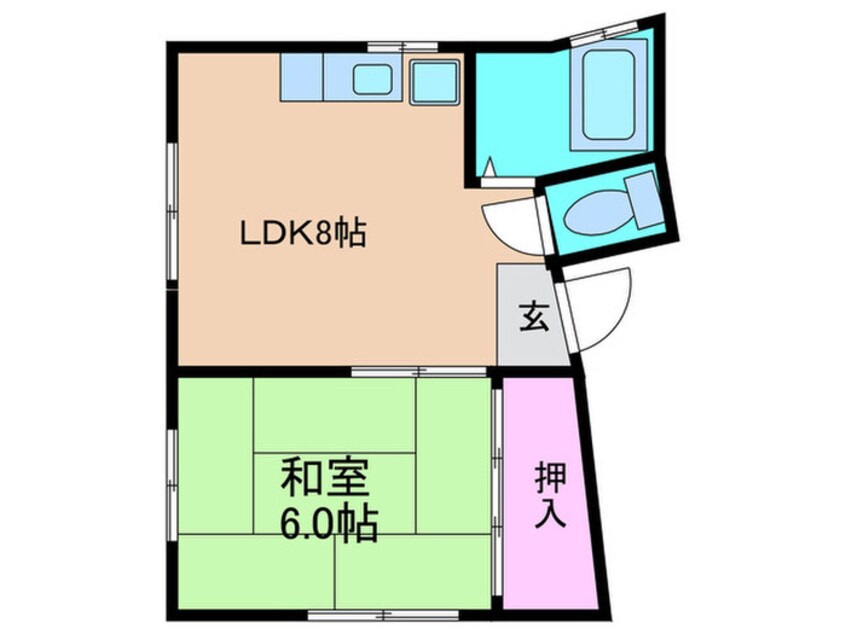 間取図 坂下マンション