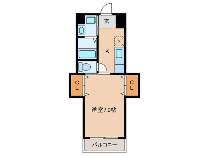 間取図 ラフィ－ネ南森町