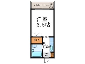 間取図 フォーレス鞍馬口