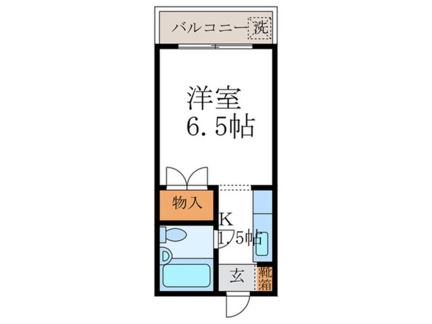 間取図 フォーレス鞍馬口