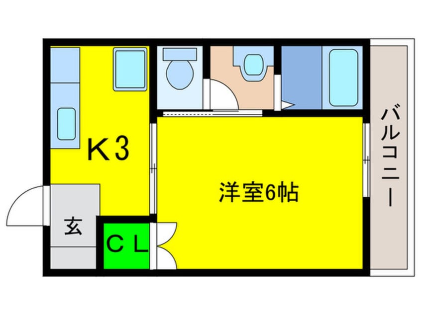 間取図 クレセ－ル大和