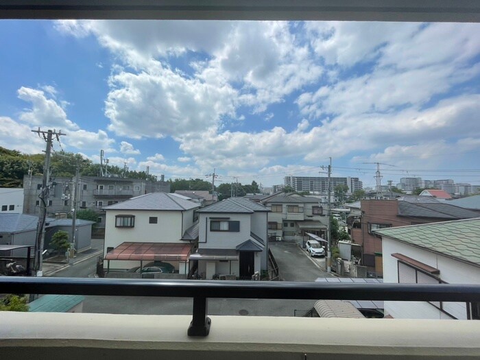 室内からの展望 セントラル・コ－ト