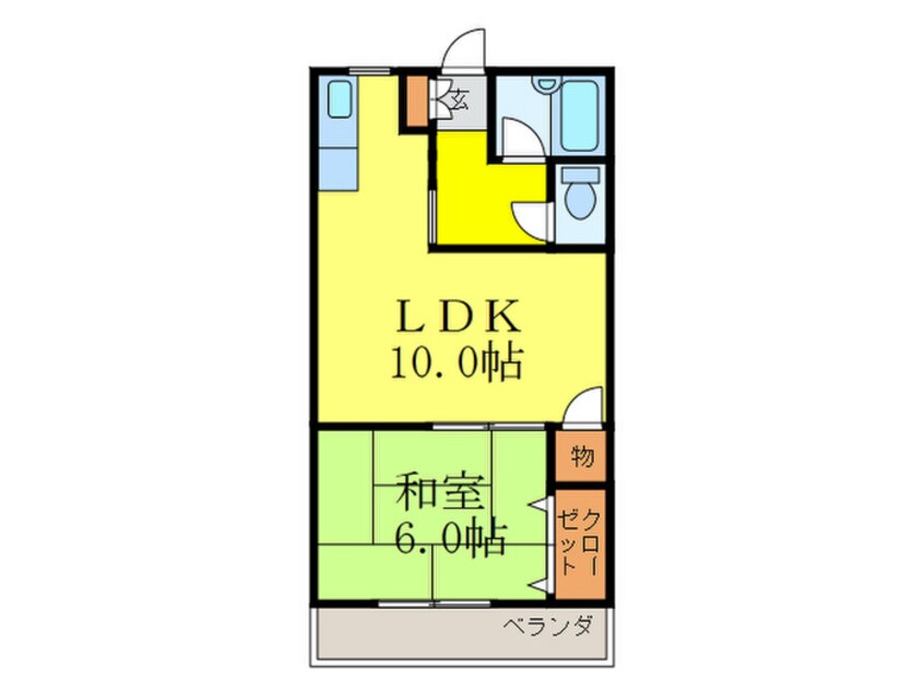 間取図 三吉マンション