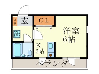 間取図 リバティー西陣