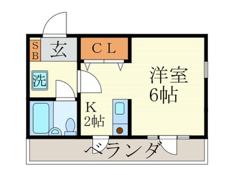 間取図 リバティー西陣