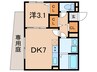 フジテラス甲東園 1DKの間取り