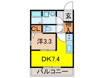 間取図 フジテラス甲東園