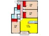 MATRIZ箕面　 3LDKの間取り