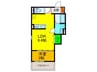 F+style西取石4号館 1LDKの間取り