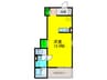 F+style西取石4号館 1Rの間取り