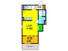 F+style西取石4号館 1LDKの間取り