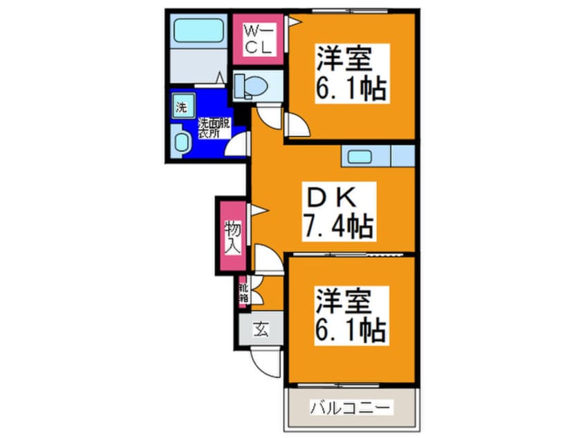間取図 リヴェール