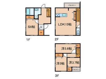 間取図 St.Residence芦屋川