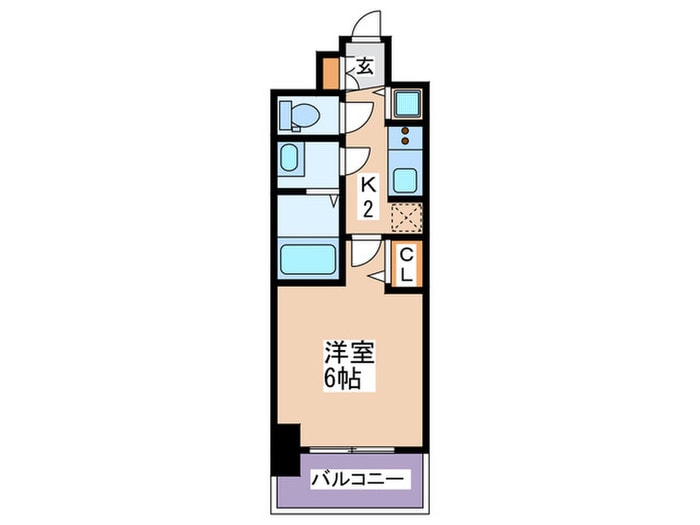 間取り図 ｱｸｱﾌﾟﾚｲｽ天王寺Ⅱ(904)