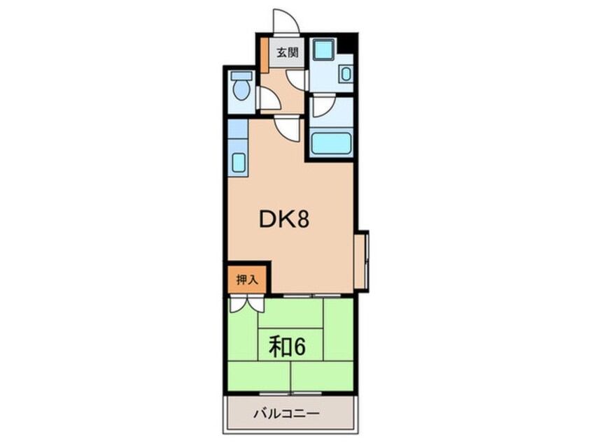 間取図 日宝アドニス塩屋