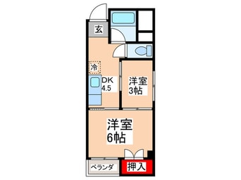 間取図 竹綱マンション