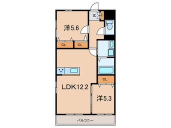 間取図 旭化成シーサイドヴィラ浜甲子園