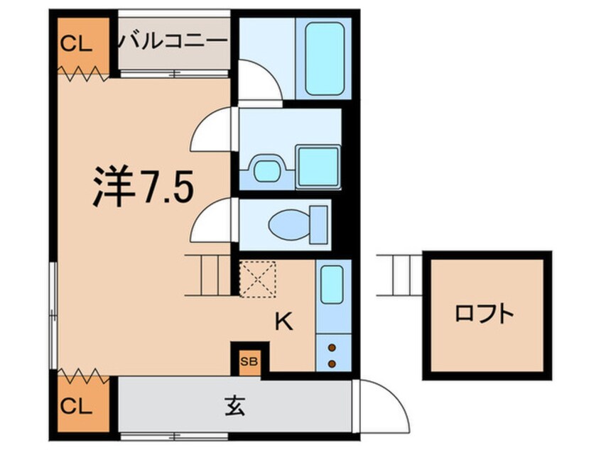 間取図 KOBE　KONAN　YAMATE　APARTMENT