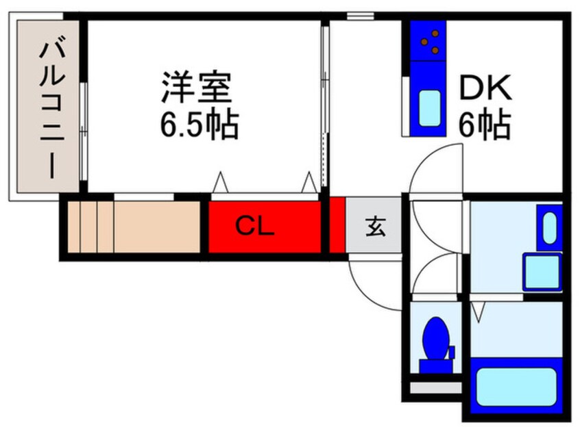 間取図 アルバス上野東